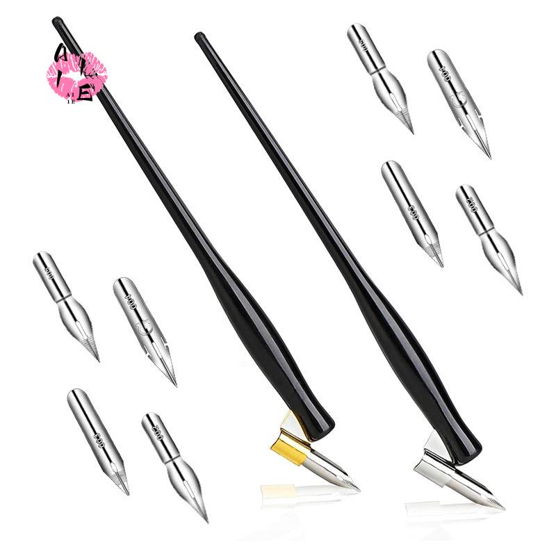 Calligraphy Pen Set - A11E-10PCS مجموعة أقلام الخط المائلة، مجموعة