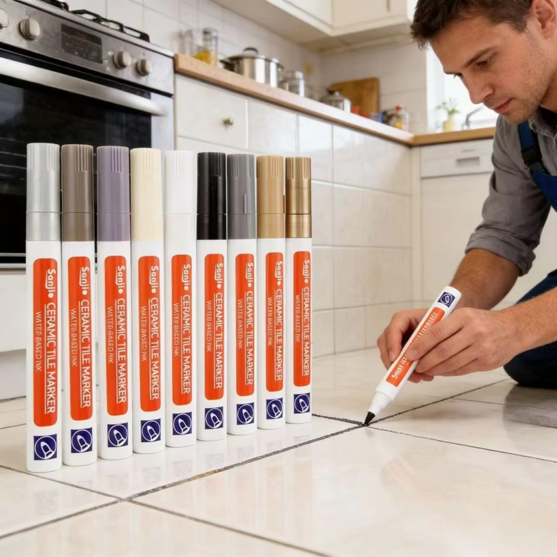Mosaic Tile Supply - 1-2 قطعة من أقلام التحديد البيضاء