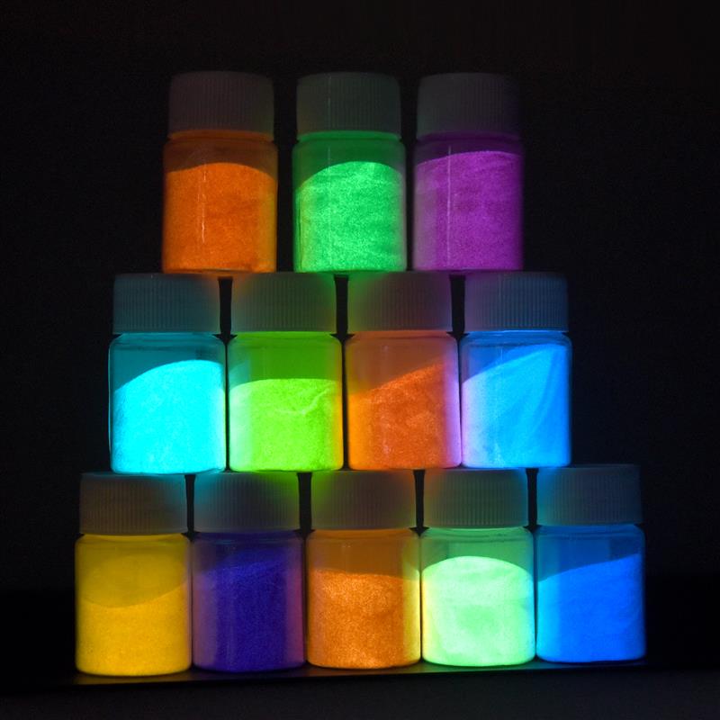 Resin Pigment Powder - 20 جرام/زجاجة مضيئة مسحوق الايبوكسي الراتنج