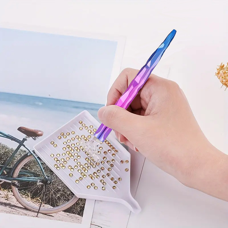 مجموعة أقلام رسم بالألماس المت - مراجعة Diamond Painting Kit وسعره
