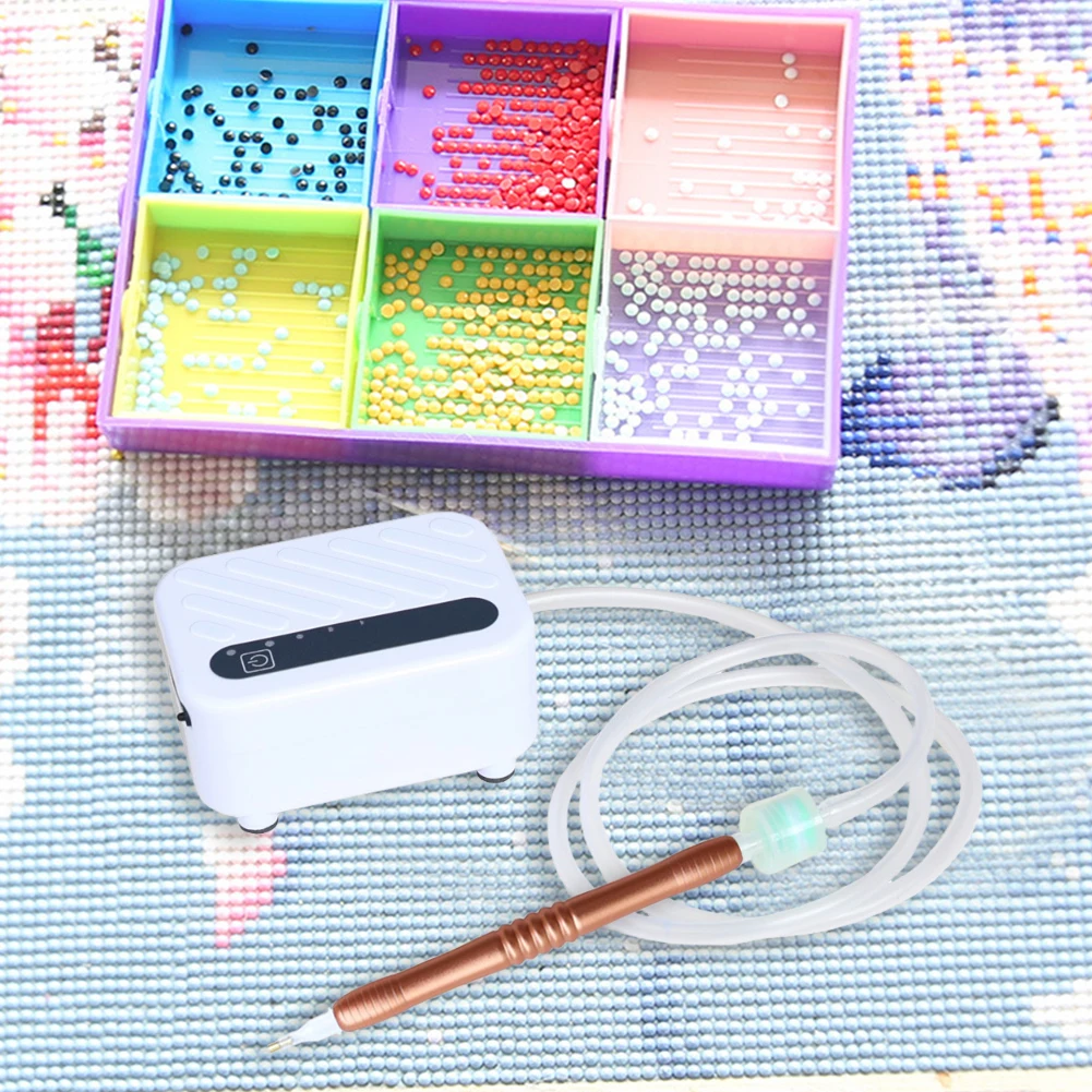 جهاز شفط الماس المحمول مع قلم  - مراجعة Diamond Painting Kit وسعره