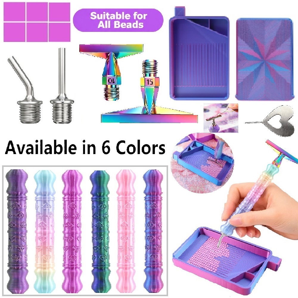 مجموعة أدوات قلم النقش ثلاثي ا - مراجعة Diamond Painting Kit وسعره
