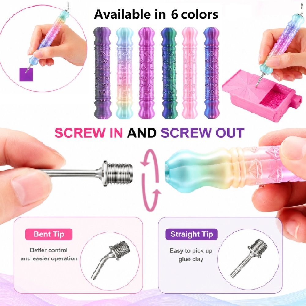مجموعة أدوات قلم النقش ثلاثي ا - مراجعة Diamond Painting Kit وسعره