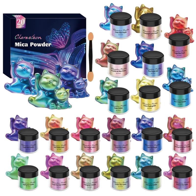 مجموعة صبغة راتنجات الإيبوكسي  - مراجعة Resin Pigment Powder وسعره