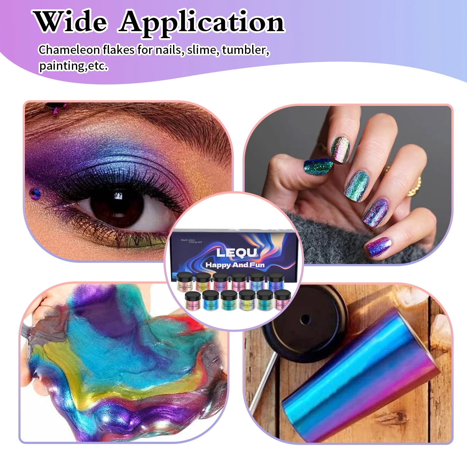 مجموعة من مسحوق الكروم الوردي  - مراجعة Resin Pigment Powder وسعره