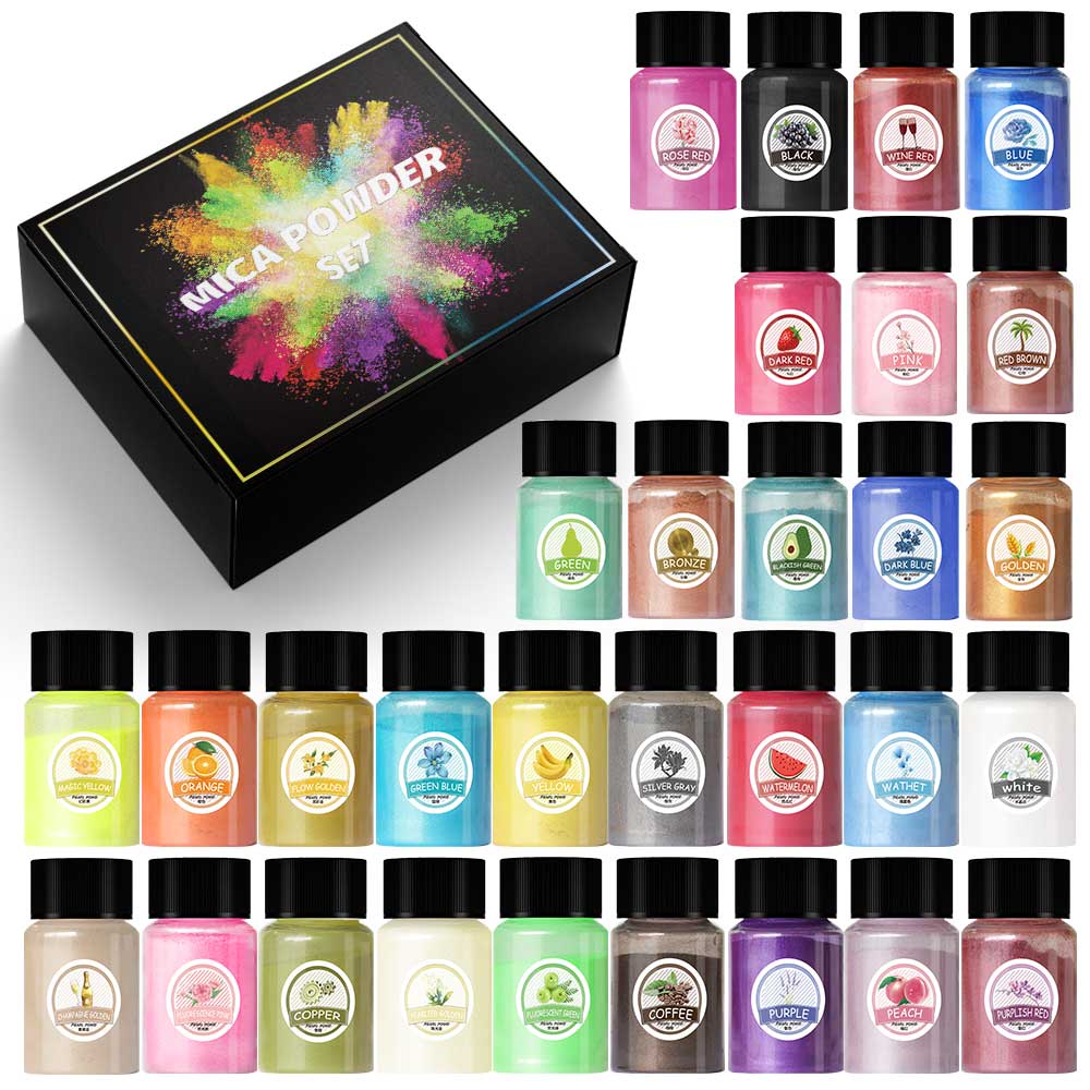 10 مللي مسحوق اللؤلؤ الايبوكسي - مراجعة Resin Pigment Powder وسعره
