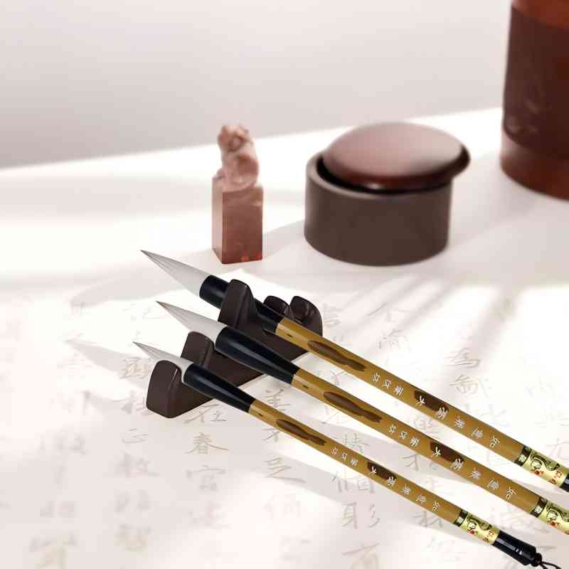 فرشاة كتابة صينية مكونة من 3 أ - مراجعة Calligraphy Pen Set وسعره