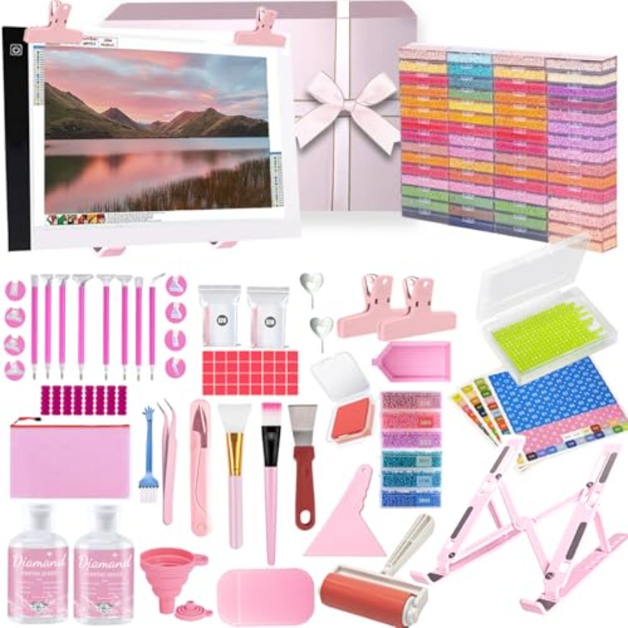 طقم أدوات الرسم بالألماس شامل  - مراجعة Diamond Painting Kit وسعره