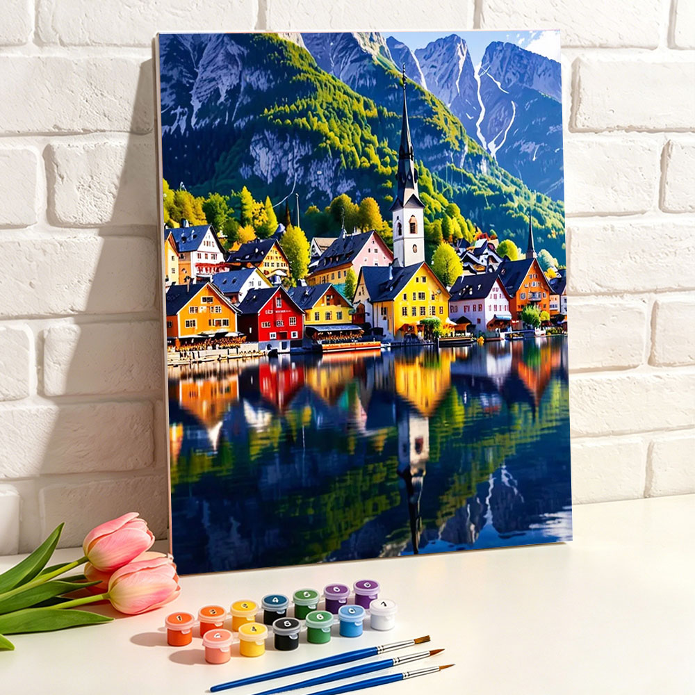 لوحة زيتية رقمية للرسم بالأرقا - مراجعة Art Craft Village وسعره