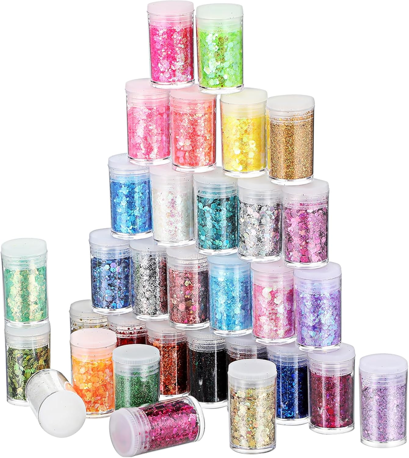 جليتر مكتنز ثلاثي الأبعاد، 32  - مراجعة Resin Pigment Powder وسعره