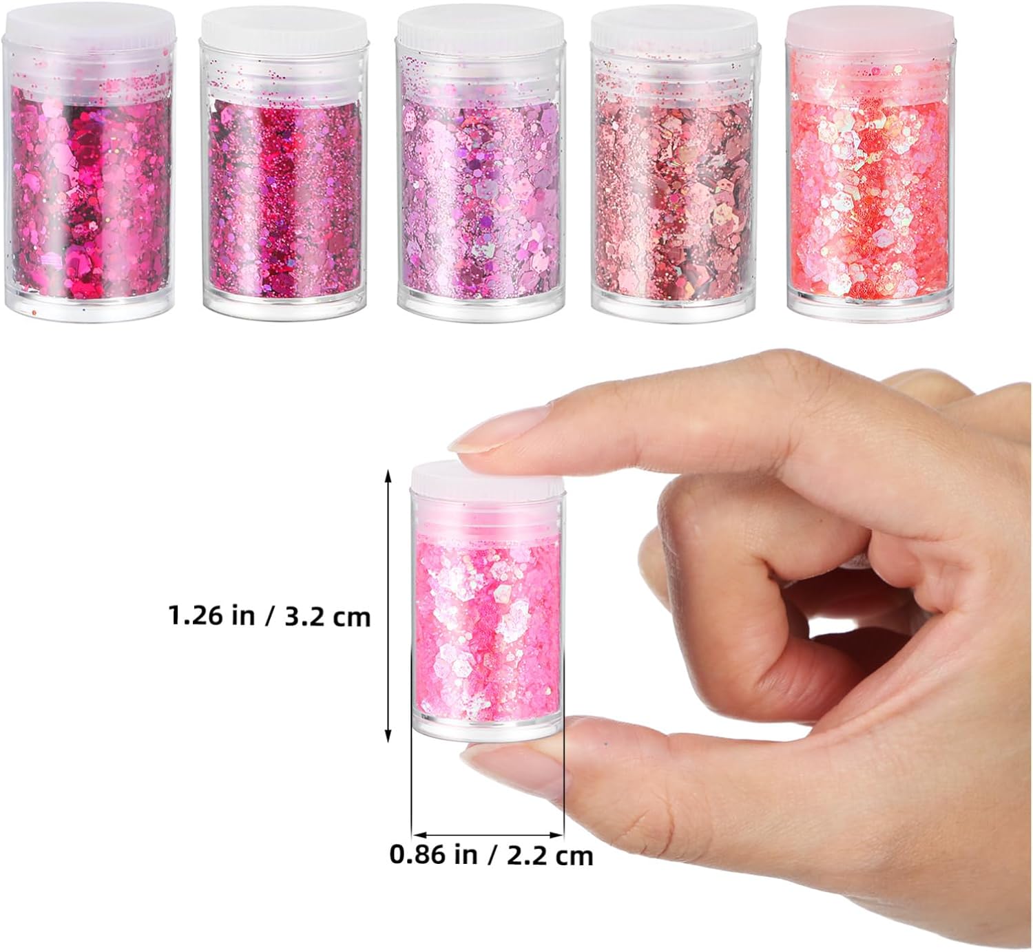 جليتر مكتنز ثلاثي الأبعاد، 32  - مراجعة Resin Pigment Powder وسعره