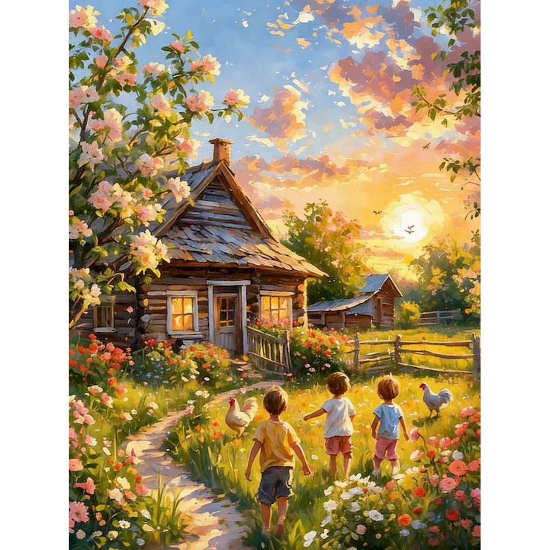 GATYZTORY لوحة رسم قرية بالأرق - مراجعة Art Craft Village وسعره