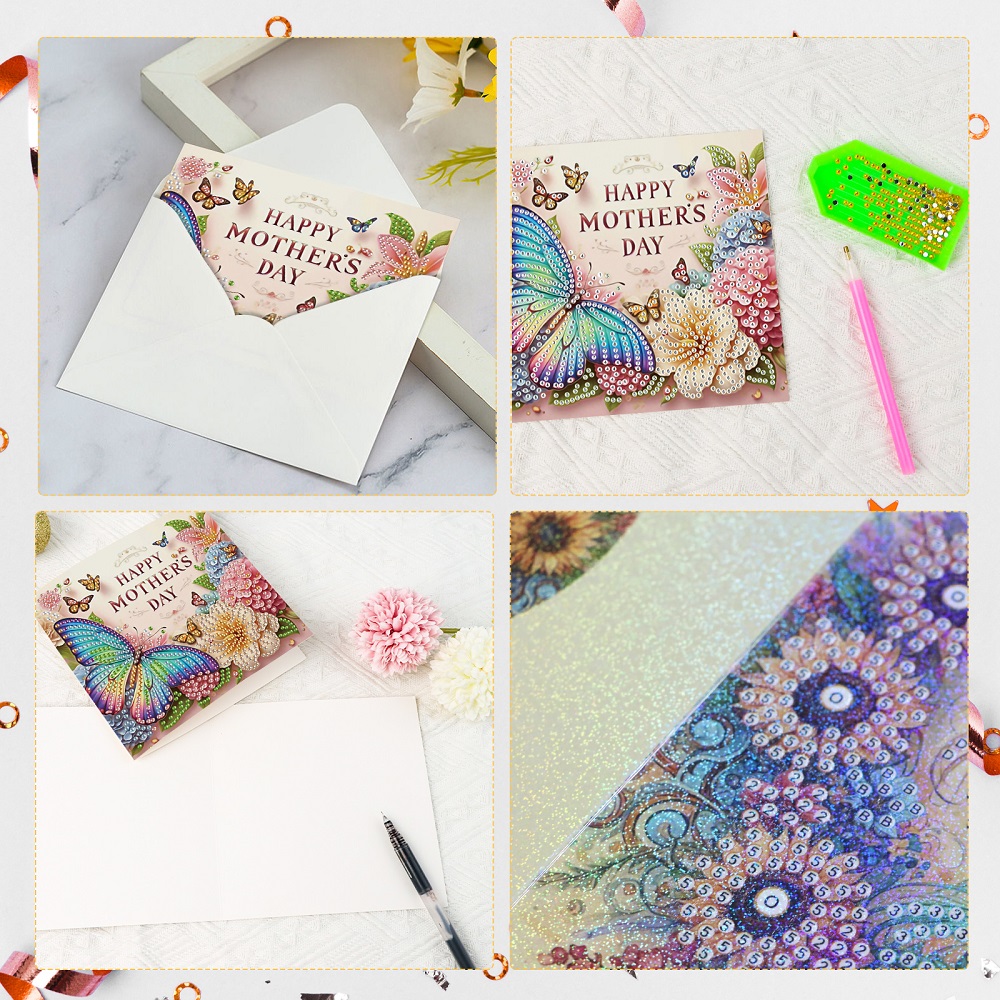 6 قطع الماس الفن اللوحة بطاقات - مراجعة Art Craft Kits وسعره