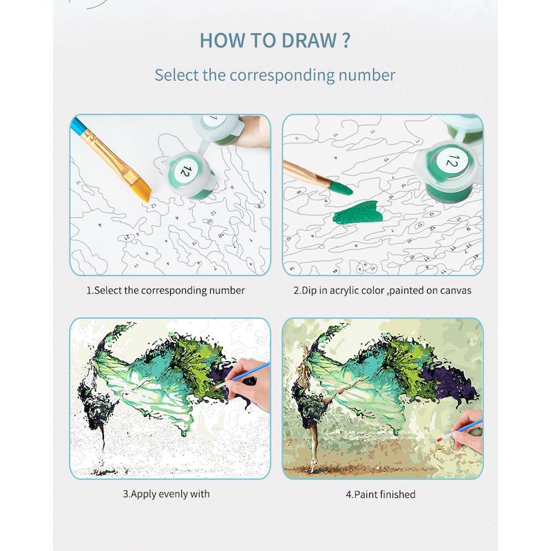 GATYZTORY الرسم بالأرقام للبال - مراجعة Art Craft Village وسعره